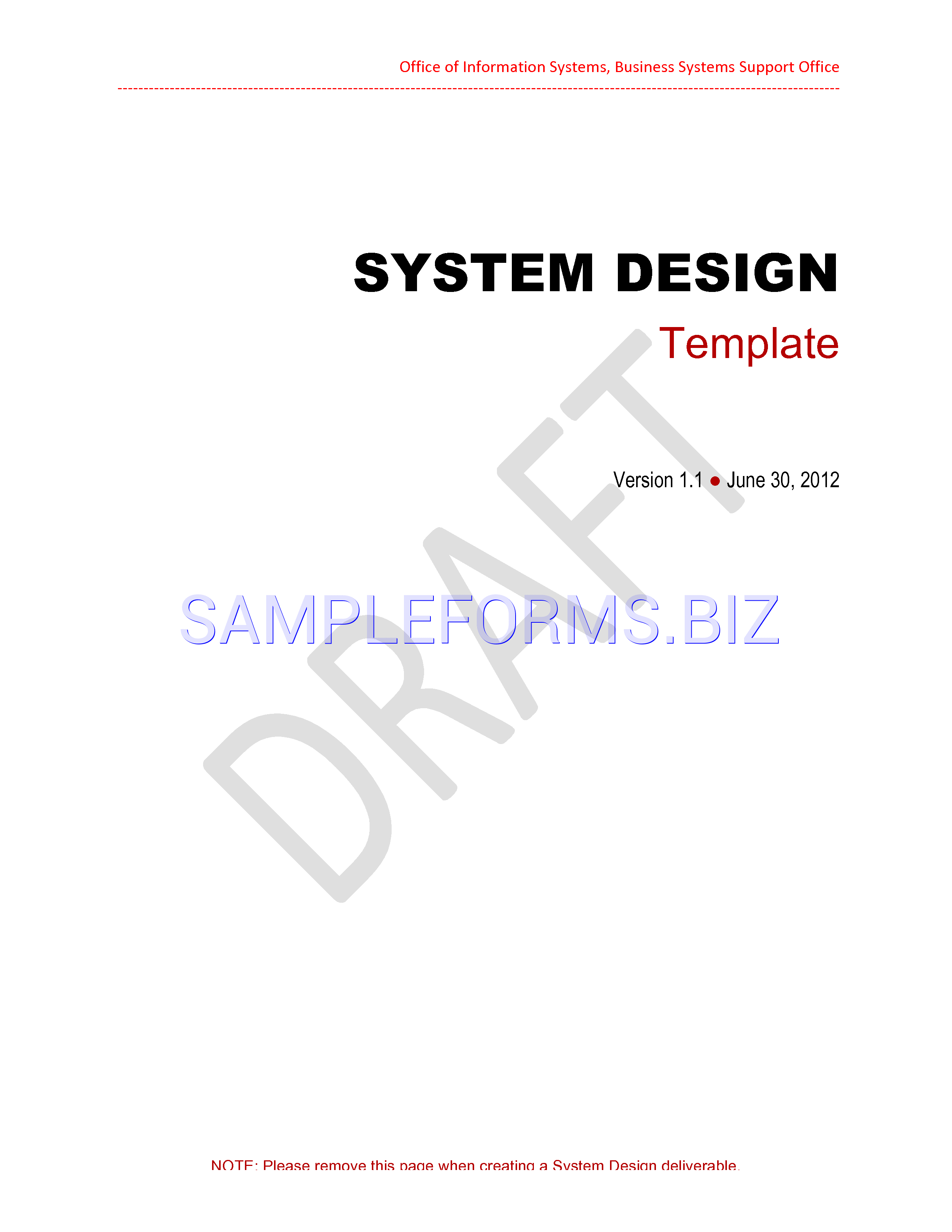 Preview free downloadable System Design Document 3 in PDF (page 1)
